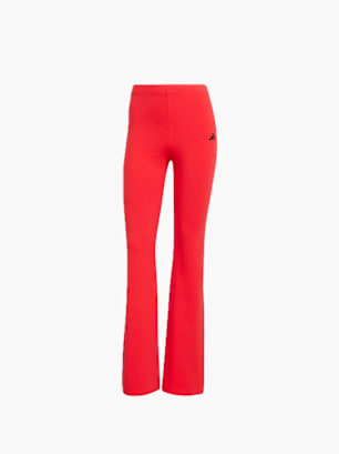 adidas Essentials Small Logo Flared Leggings Rot