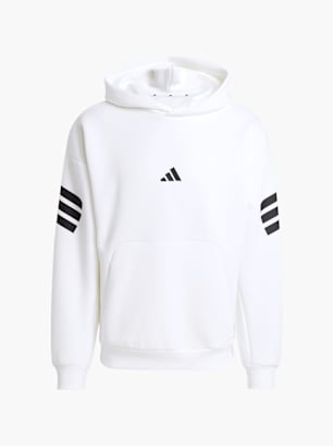 adidas Future Icons 3-Streifen Hoodie Weiß