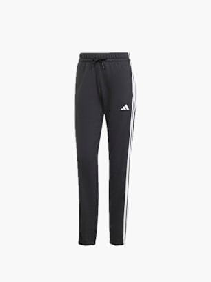 adidas Essentials 3-Streifen French Terry Cuffed Hose Schwarz