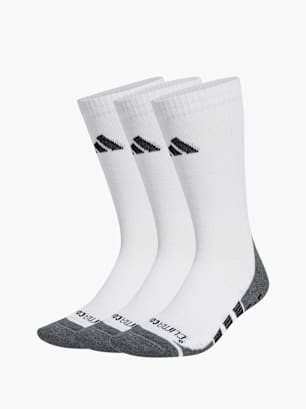 adidas Performance Grip CLIMACOOL Cushioned Crew Socken, 3 Paar Weiß