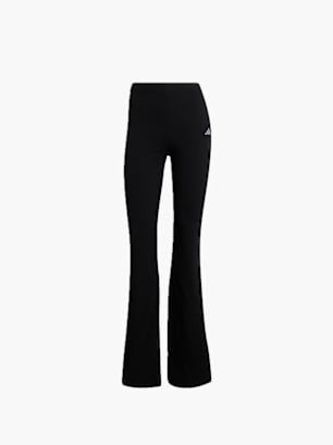 adidas Essentials Small Logo Flared Leggings Schwarz