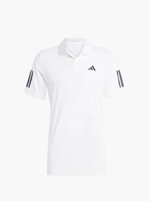 adidas Club Tennis 3-Streifen Poloshirt Weiß