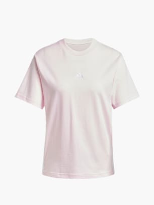 adidas Essentials 3-Streifen Cotton T-Shirt Rosa