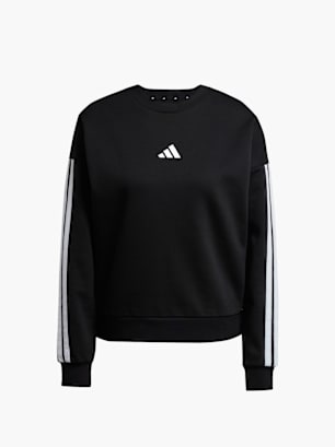 adidas Essentials 3-Streifen Sweatshirt Schwarz