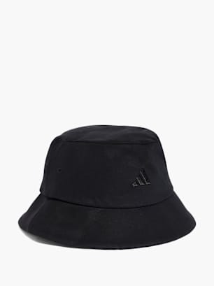 adidas 3-Streifen Stoffhut Schwarz