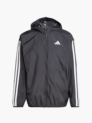 adidas Essentials 3-Streifen Windbreaker Schwarz