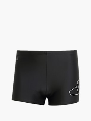 adidas Big Bars Boxer-Badehose Schwarz