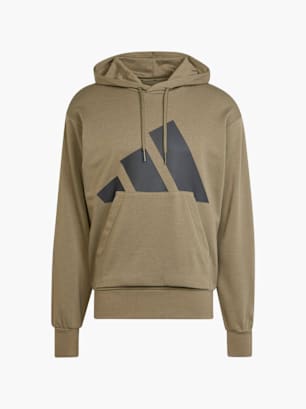 adidas Essentials Big Logo French Terry Hoodie Grün