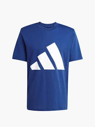 adidas Essentials Big Logo T-Shirt Blau
