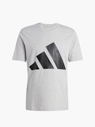 adidas Essentials Big Logo T-Shirt Grau