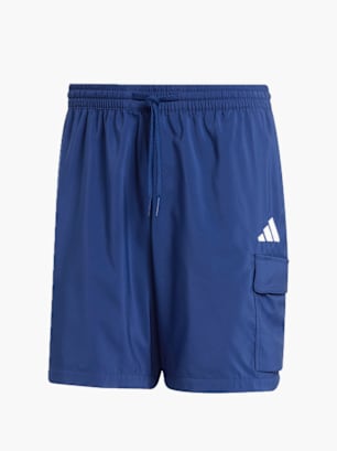 adidas Essentials Small Logo Cargo Chelsea Shorts Blau
