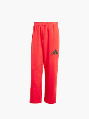 adidas Essentials Wide Leg 3 Bar Logo Hose Rot