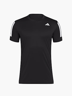 adidas Club Tennis CLIMACOOL 3-Streifen T-Shirt Schwarz