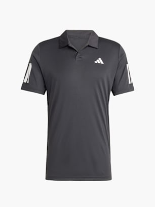 adidas Club Tennis 3-Streifen Poloshirt Schwarz