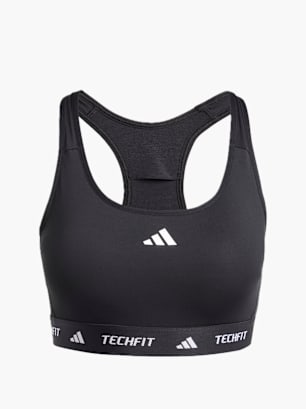 adidas TECHFIT Sport-BH Schwarz