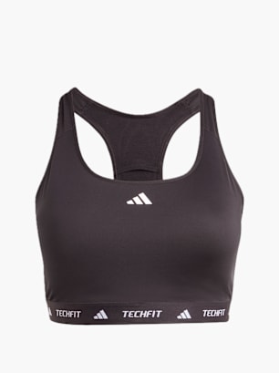 adidas TECHFIT Sport-BH  Große Größen Schwarz