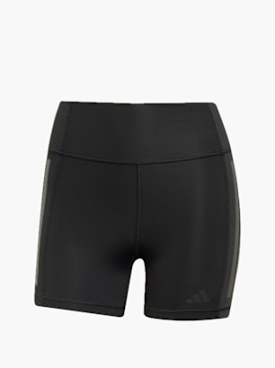adidas Optime 3-Streifen 1/4 Kurze Leggings Schwarz