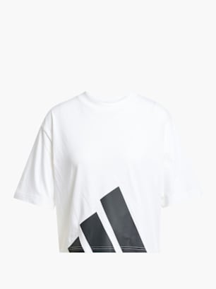 adidas Essentials Big Logo Boyfriend T-Shirt Weiß