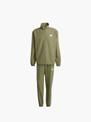 adidas 3-STREIFEN WOVEN TRAININGSANZUG Grün