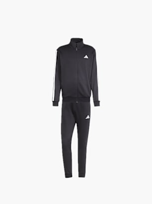 adidas Sportswear Basic 3-Streifen Trainingsanzug Schwarz
