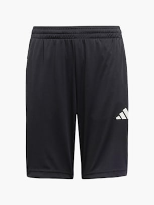 adidas Train Essentials 3-Streifen Kids Shorts Schwarz