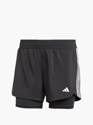 adidas Pacer 3-Streifen Training Woven Shorts Schwarz