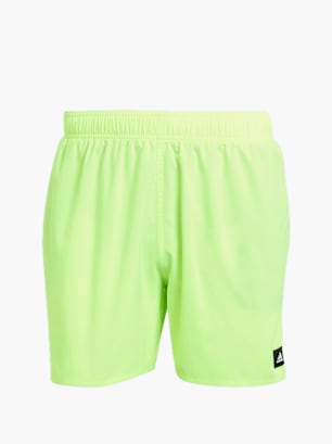 adidas Solid CLX Short-Length Badeshorts Grün