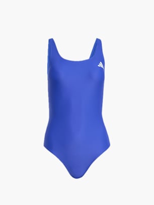 adidas Badeanzug mit V-förmigem Rückendesign Blau