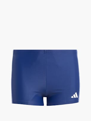 adidas Colorblock 3-Streifen Kinder Boxer-Badehose Blau