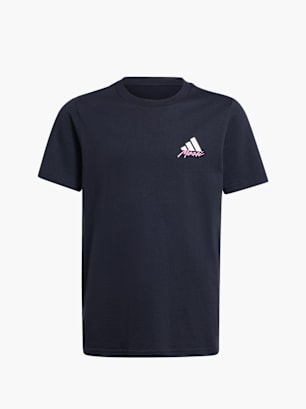 adidas Messi Icon Graphic Kids T-Shirt Schwarz