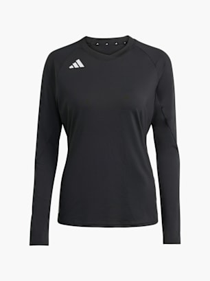 adidas HILO Langärmeliges Volleyballtrikot Schwarz