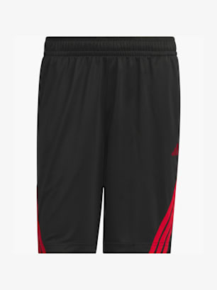 adidas Legends 3-Streifen Basketball Shorts Schwarz