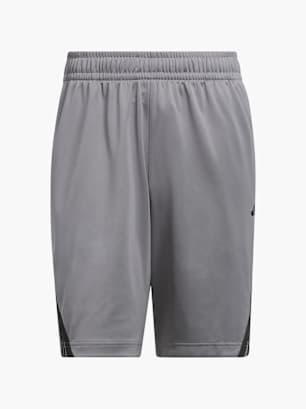 adidas Legends 3-Streifen Basketball Shorts Grau