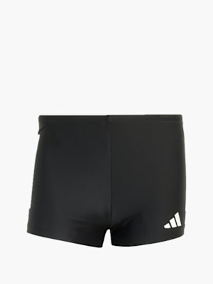 adidas 3-Streifen 2-Inch Boxer-Badehose Schwarz