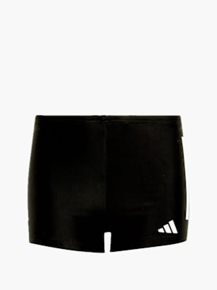 adidas 3-Streifen Kids Boxer-Badehose Schwarz