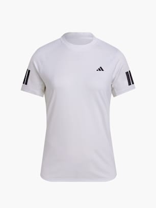 adidas Club 3-Streifen Tennis CLIMACOOL T-Shirt Weiß