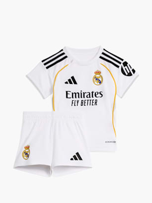 adidas Real Madrid 25/26 Baby Kids Heimausrüstung Weiß