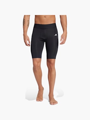 adidas TECHFIT kurze Leggings Schwarz