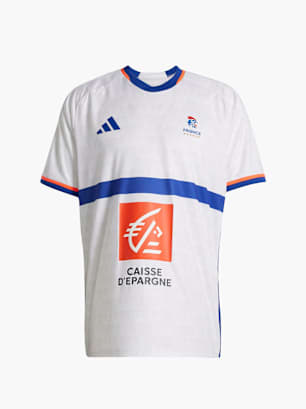 adidas Frankreich Handballtrikot Replica Weiß
