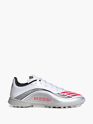 adidas F50 Messi League Kids TF Fußballschuh Weiß