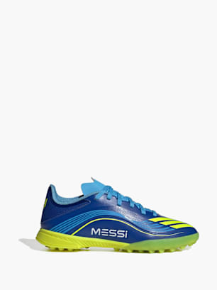 adidas F50 Messi League Kids TF Fußballschuh Blau