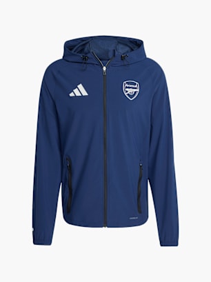adidas Arsenal Tiro 25 Competition Vis Tech Travel Jacke Blau