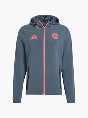 adidas FC Bayern Tiro 25 Competition Vis Tech Travel Jacke Grau