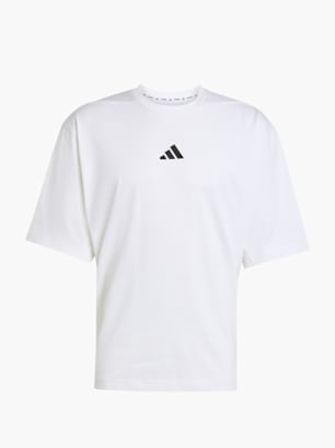adidas PrimeLift Workout T-Shirt, Oversize Weiß