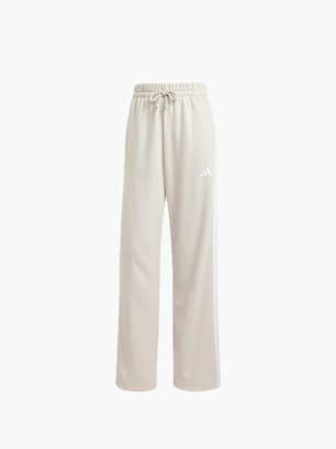 adidas Essentials 3-Streifen Open Hem French Terry Hose Beige