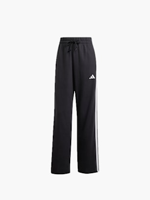 adidas Essentials 3-Streifen Open Hem French Terry Hose Schwarz