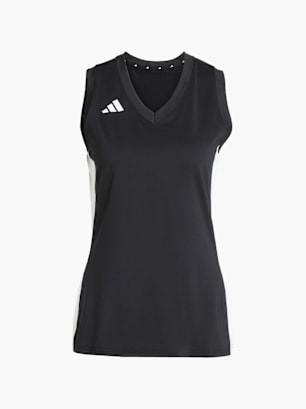 adidas Quickset ärmelloses Volleyballtrikot Schwarz