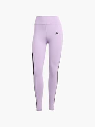 adidas Optime 3-Streifen Full Length Leggings Lila