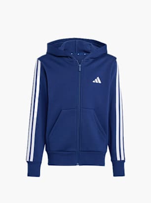 adidas Essentials Kids Kapuzenjacke Blau
