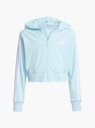 adidas Essentials Kids Kapuzenjacke Türkis
